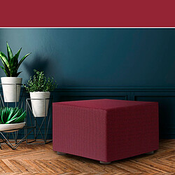 Avis Housse de pouf Eysa JAZ Bordeaux 100 x 65 x 100 cm