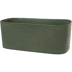 No Name Jardiniere XL a réserve d'eau - GARDEN ID Respect - Vert de gris 80 x 38 cm - 100% déchets ménagers - 100% recyclable Type de produit : JARDINIERE - BAC A FLEUR - Jardiniere XL a réserve d'eau - GARDEN ID Respect - Vert de gris 80 x 38 cm - 100% déchets ménagers - 100% recyclable