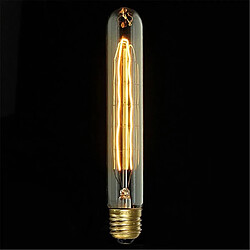 T30-185mm-E27 220v 40w Ampoule Edison Filament Tungstène Lampe Lumière Rétro