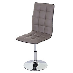 Avis Mendler 6x chaise de salle à manger HWC-C41, fauteuil, similicuir ~ taupe