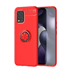 Coque en TPU avec béquille rouge pour votre Xiaomi Mi 10 Lite 5G