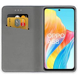 Avis Htdmobiles Housse pour Oppo A78 5G / A58 5G - etui coque pochette portefeuille + film ecran - OR MAGNET