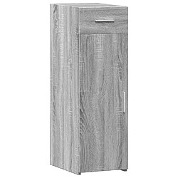 vidaXL Buffet sonoma gris 30x42,5x93 cm bois d'ingénierie