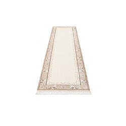 Avis Vidal Tapis de couloir en laine 300x81 beige Darya