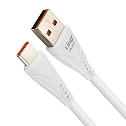 LinQ Câble USB vers USB C Fast Charge 3A Synchronisation Longueur 1m Blanc