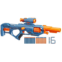 Nerf Elite 2.0, Blaster Eaglepoint RD-8, Barillet 8 fléchettes, viseur et Canon Amovibles, 16 fléchettes Nerf Elite Officielles