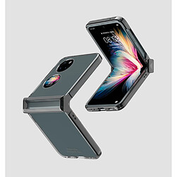 Coque en TPU antichoc, galvanisé noir pour votre Huawei P50 Pocket