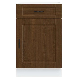 Avis vidaXL Armoire de cuisine Porto chêne marron bois d'ingénierie