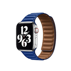 Bracelet Magnétique En Silicone Lisse Phonecare Compatible avec Apple Watch Series 10 - 46mm - Bleu