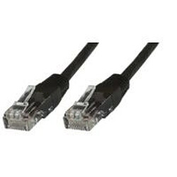 Disney U/UTP CAT5e 0.5M Black PVC Unshielded Network Cable, PVC, 4x2xAWG 26 CCA, 0.5 Meter