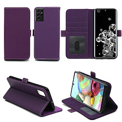 Xeptio Housse violette Samsung Galaxy S23 Ultra 5G Etui violet Protection Portefeuille Rabat Porte Cartes et coque interne