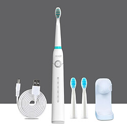 Universal Brosse à dents électrique rechargeable Brosse à dents blanchissante Étanche à l'eau 5 mode nettoyage Brosse à dents sonore Adulte Recharge rapide |