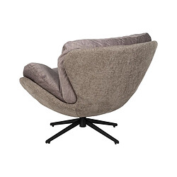 Acheter BigBuy Home Fauteuil Noir Taupe Bois Fer 95 x 108 x 82 cm