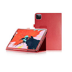 Xeptio Housse Apple iPad Pro 11 2022 / iPad Pro 11 2021 M1 / IPad Pro 11 2020 4ème / 3ème / 2ème Génération rouge - Etui pochette coque de protection