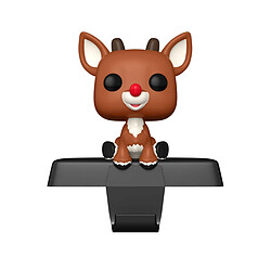 Funko Rudolphe le renne au nez rouge - Figurine POP! Edge-Sitter Rudolph 9 cm