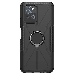 Coque en TPU anti-chocs avec béquille pour votre Infinix Note 10 Pro - noir