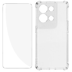 Avizar Pack Protection Oppo Reno 8 Pro 5G Coque Renforcée + Verre Trempé Transparent