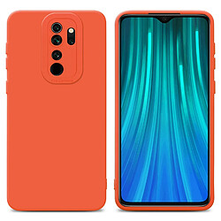 Cadorabo Coque Xiaomi RedMi NOTE 8 PRO Etui en Orange