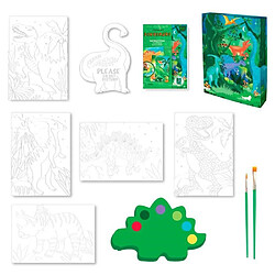 Graines Creatives Box candiy Coffret aquarelles dinosaures