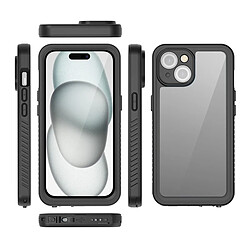 Eiger Coque pour iPhone 15 Protection Complète à 360° Étanche IP68 Renforcée Noir