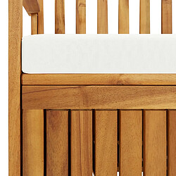 Helloshop26 Banc de jardin meuble de patio d'extérieur terrasse de rangement de jardin 120 x 63 x 84 cm bois d'acacia solide 02_0011811 pas cher