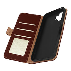 Avizar Housse pour Nothing Phone 2 Cuir Véritable Portefeuille Leather Cover Marron