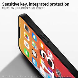 Mofi Coque en TPU surface de finition givrée noir pour votre Apple iPhone 13 Pro 6.1 pouces