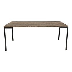 Avis EPIKASA Table Basse Lugano, Marron, Bois, 110x60x45 cm