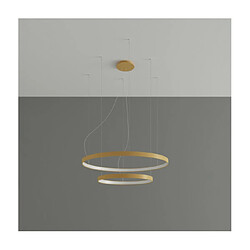 Luminaire Center Suspension LED Rio Aluminium Or