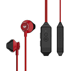 Universal Enregistrement d'appels téléphoniques Casque audio Surveillance d'appels vocaux Casque audio Fonction enregistreur vocal (rouge)