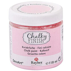 Rayher Peinture craie rose Chalky Finish