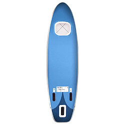 Avis vidaXL Ensemble de planche SUP gonflable Bleu 300x76x10 cm