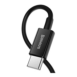 Avis Baseus Câble de Charge et Transfert USB-C-Lightning 20W 2m Noir