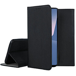 Htdmobiles Housse pour Xiaomi 13 Lite 5G - etui coque pochette portefeuille + film ecran - NOIR MAGNET