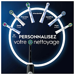 Oral-B Pro Series 1 Brosse À Dents Électrique Noire pas cher