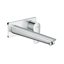 Hansgrohe - Mitigeur lavabo mural encastré avec bec 22,5cm chromé Talis E