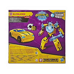 Hasbro Transformers Bumblebee Cyberverse Adventures - Robot électronique Trooper Bumblebee 14 cm - Jouet transformable 2 en 1