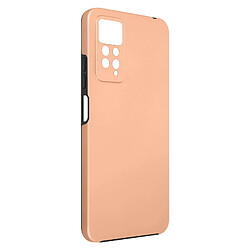 Avizar Coque 360 pour Xiaomi Redmi Note 11 Pro 5G Dos Rigide Avant Souple Rose gold