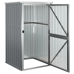 Acheter vidaXL Abri à outils de jardin gris 88x89x161 cm acier galvanisé