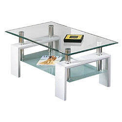 Acheter UB DESIGN SALON Table basse Table basse Alva 100 x 60 cm blanche