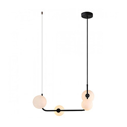 Luminaire Center Suspension moderne Ferrand Noir