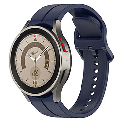 Acheter 20MM Bracelet de montre en silicone Accessoires de remplacement compatible Samsung Watch5/Watch5 Pro - Bleu nuit