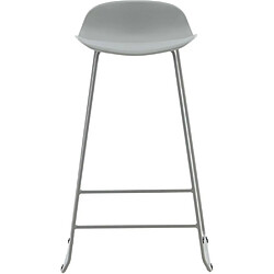 Acheter Venture Home Tabouret de bar en acier et plastique Wave gris.