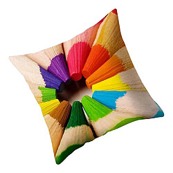 Couvertures De Coussin Colorées De Décor De Lit Doux De Taie D'oreiller De Jet Carré E pas cher