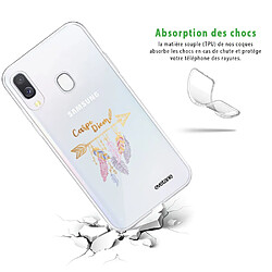 Avis Coque Samsung Galaxy A20e 360 intégrale transparente Carpe Diem Or Ecriture Tendance Design Evetane.