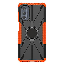 Coque en TPU anti-chute avec béquille pour votre Motorola Moto G62 5G - orange