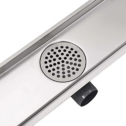 Acheter vidaXL Drain de douche linéaire 730 x 140 mm acier inoxydable