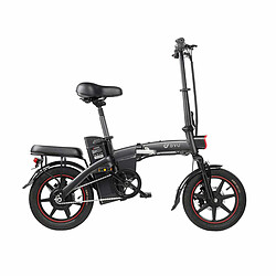 Vélo Électrique Pliant DYU A5 14 Pouces 25km/h - Moteur 350W Batterie 48V7.5Ah Freins à Disque - Noir