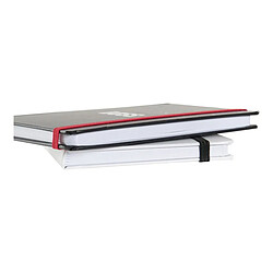 Avis Carnet DKD Home Decor Blanc Noir Rouge (2 pcs) (10.5 x 1.5 x 14.5 cm)