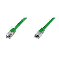 Digitus 2m Cat5e câble de réseau SF/UTP (S-FTP) Vert